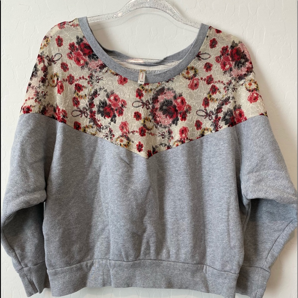 Free People gray sweater